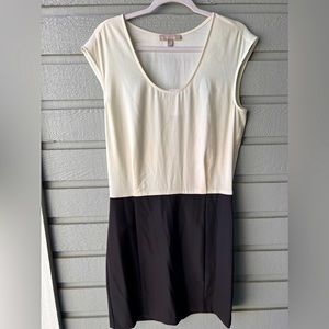 NWT $130 Banana Republic Dress Blouse Back Zip Skirt Size 12